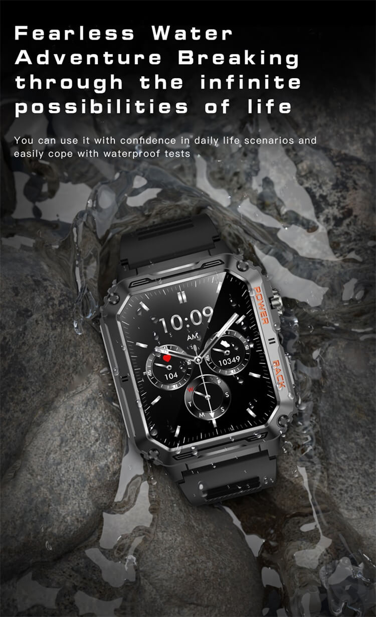 VD38 Smartwatch Zegarek do rekreacji na świeżym powietrzu Dynamiczny efekt świetlny LED Wsparcie Wodoodporność-Shenzhen Shengye Technology Co., Ltd
