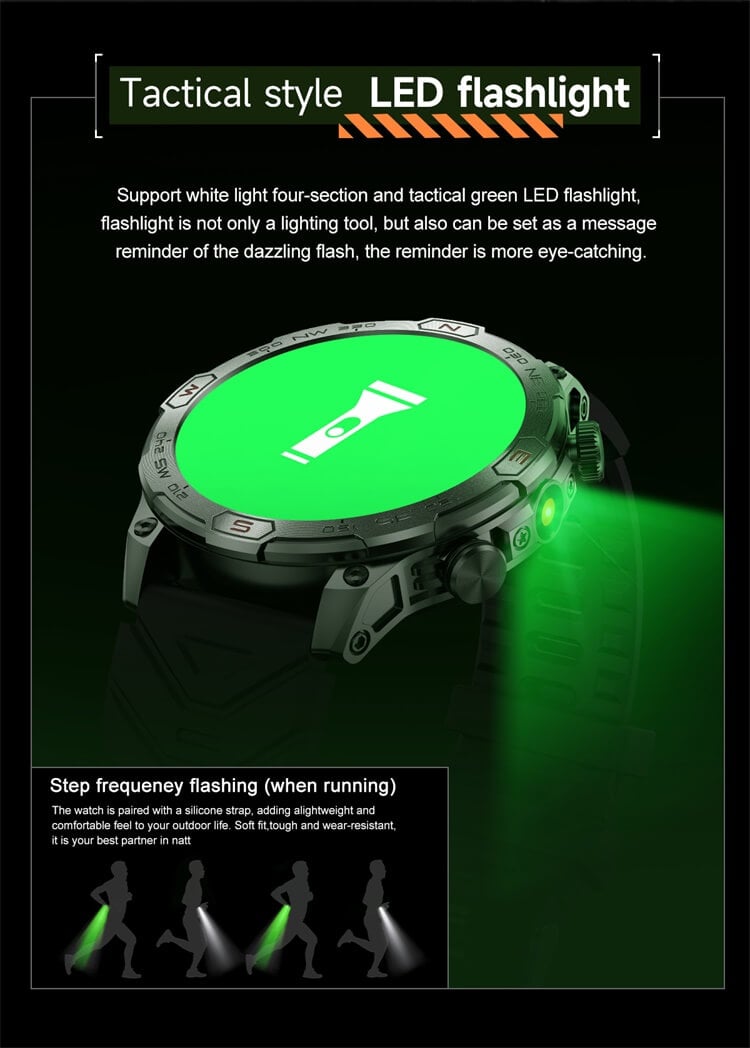 VD36 PRO Smartwatch 1.43 pulgadas HD Pantalla AMOLED Brújula Orientación de posicionamiento Reloj deportivo al aire libre-Shenzhen Shengye Technology Co.,Ltd