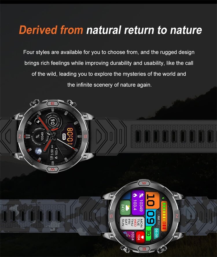 Đồng hồ thông minh VD36 PRO 1,43 inch HD Màn hình AMOLED Hướng dẫn định vị la bàn Đồng hồ thể thao ngoài trời-Shenzhen Shengye Technology Co.,Ltd