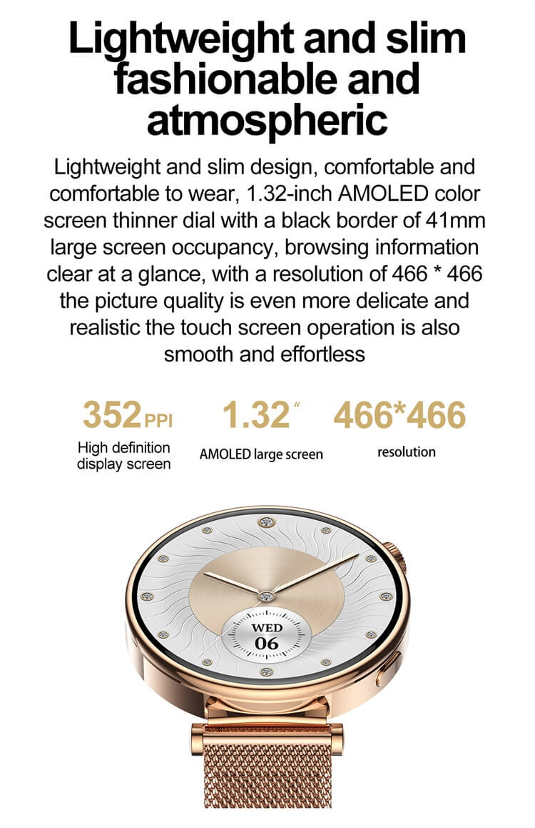 VL41 PRO Smartwatch, modisches, leichtes Design, hochauflösender Farbbildschirm, IP68 wasserdicht – Shenzhen Shengye Technology Co., Ltd