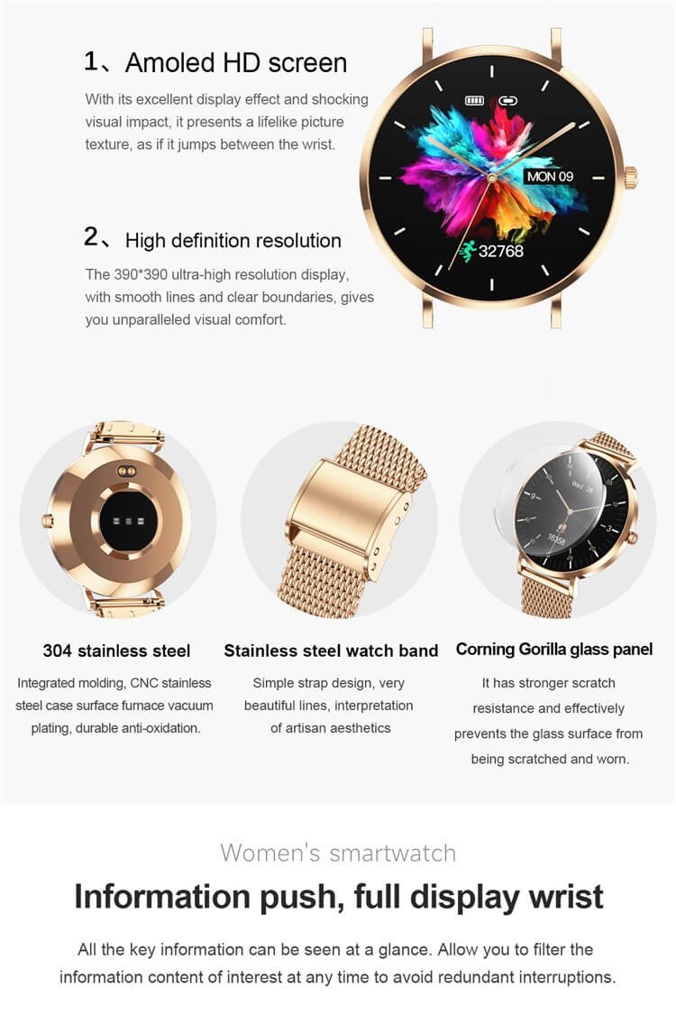 VL43 PRO Smartwatch Tela HD de 1,19 polegadas Ultrafino e leve Design de corpo com múltiplas alças de cores Seleção-Shenzhen Shengye Technology Co., Ltd