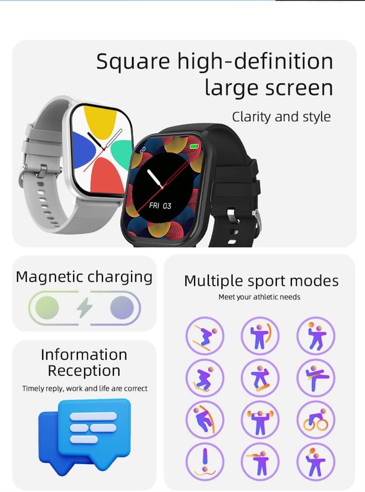 VS02 Smartwatch 2.01 pulgadas HD Pantalla táctil Soporte de orientación deportiva profesional DIY Watch Face-Shenzhen Shengye Technology Co.,Ltd