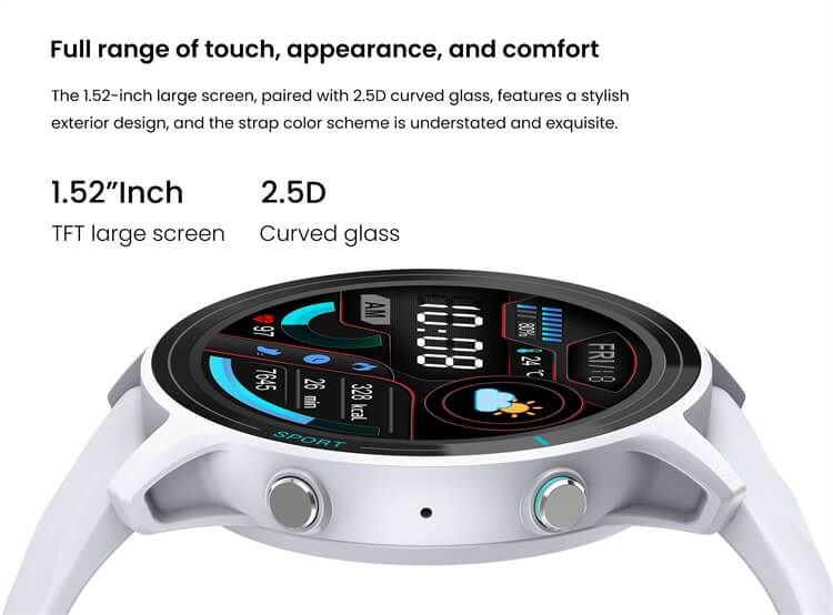 VS07 Smartwatch Pantalla HD de 1,52 pulgadas Batería de larga duración IP68 Efecto impermeable-Shenzhen Shengye Technology Co.,Ltd