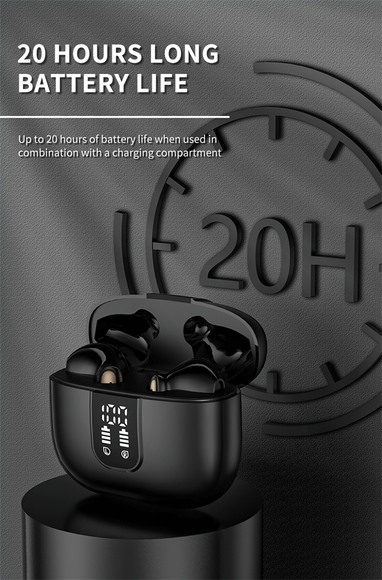 J11 Earbuds BT5.3 Large Battery Capacity Intelligent Digital Display 3D Sound Immersive-Shenzhen Shengye Technology Co. Ltd