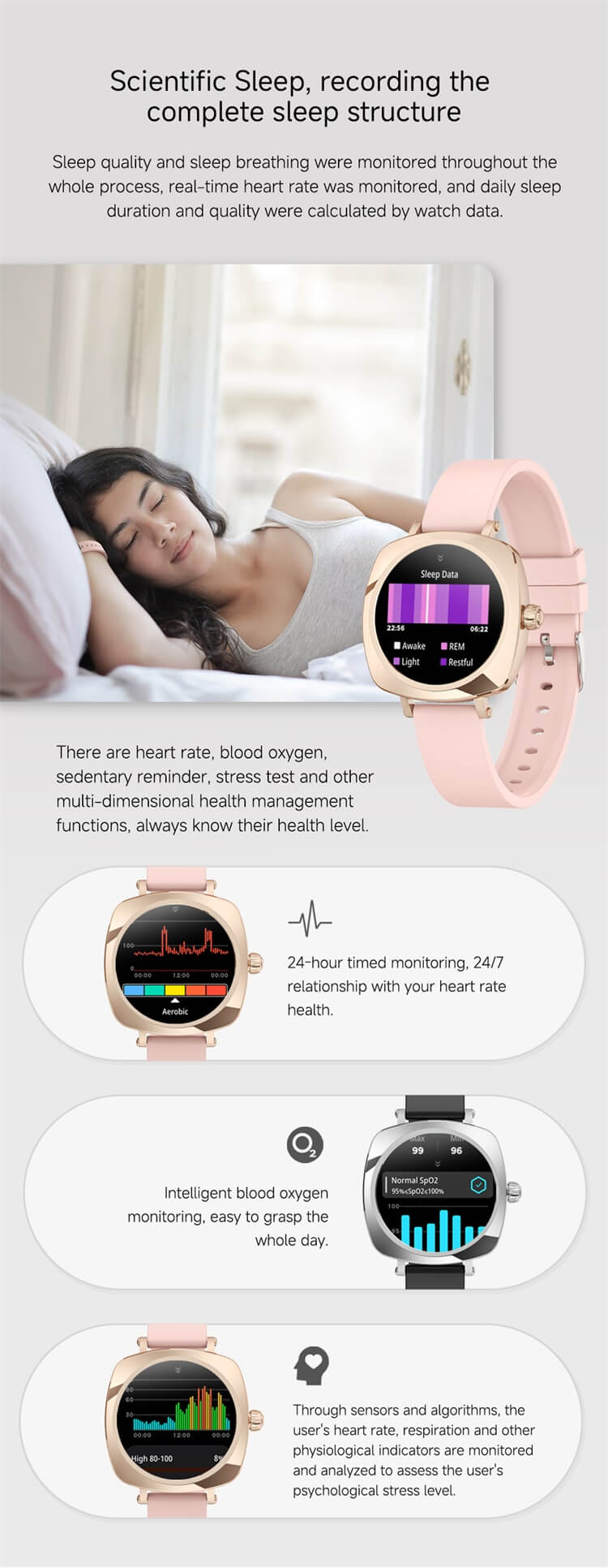 VL40 PRO Smartwatch Montre pour femme de mode Écran AMOLED de 1,19 pouces Mince Léger Portant-Shenzhen Shengye Technology Co., Ltd