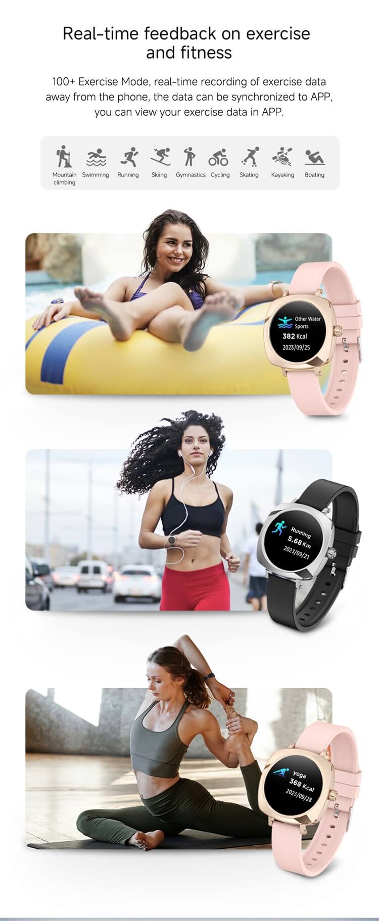 VL40 PRO Smartwatch, modische Damenuhr, 1,19 Zoll AMOLED-Bildschirm, dünn, leicht, tragbar – Shenzhen Shengye Technology Co., Ltd