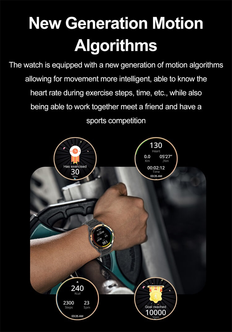 VS43 PRO Smartwatch 1.43 Inch AMOLED Screen Long Battery Life Fashion Stainless Steel Strap-Shenzhen Shengye Technology Co. Ltd