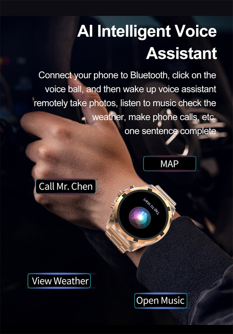 VS43 PRO Smartwatch 1.43 Inch AMOLED Screen Long Battery Life Fashion Stainless Steel Strap-Shenzhen Shengye Technology Co. Ltd