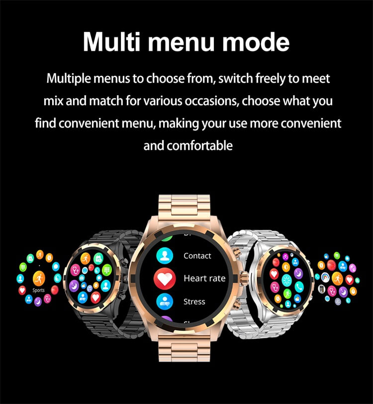 VS43 PRO Smartwatch 1.43 Inch AMOLED Screen Long Battery Life Fashion Stainless Steel Strap-Shenzhen Shengye Technology Co. Ltd