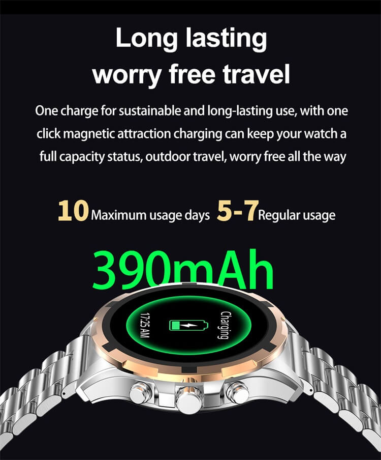 VS43 PRO Smartwatch 1.43 Inch AMOLED Screen Long Battery Life Fashion Stainless Steel Strap-Shenzhen Shengye Technology Co. Ltd