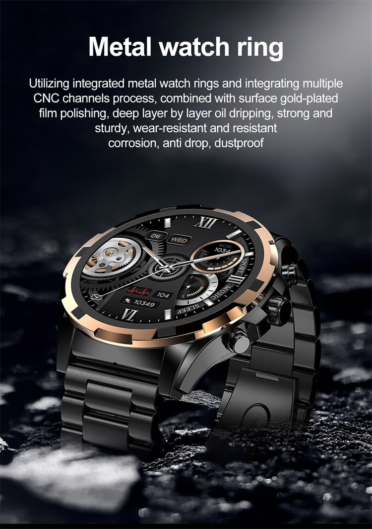 VS43 PRO Smartwatch 1.43 Inch AMOLED Screen Long Battery Life Fashion Stainless Steel Strap-Shenzhen Shengye Technology Co. Ltd
