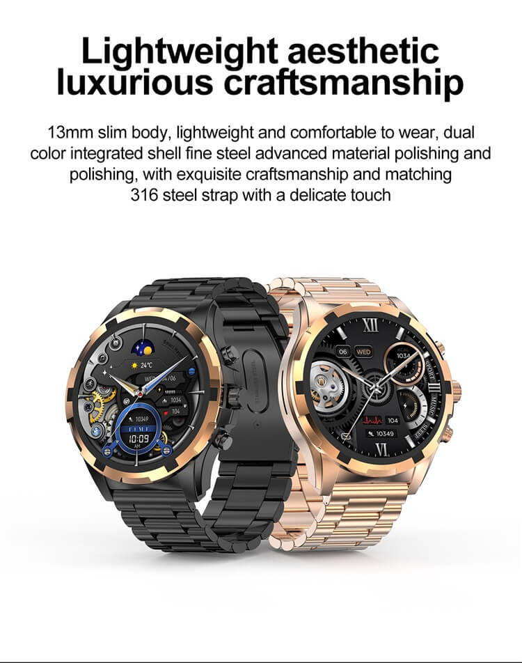 VS43 PRO Smartwatch 1.43 Inch AMOLED Screen Long Battery Life Fashion Stainless Steel Strap-Shenzhen Shengye Technology Co. Ltd