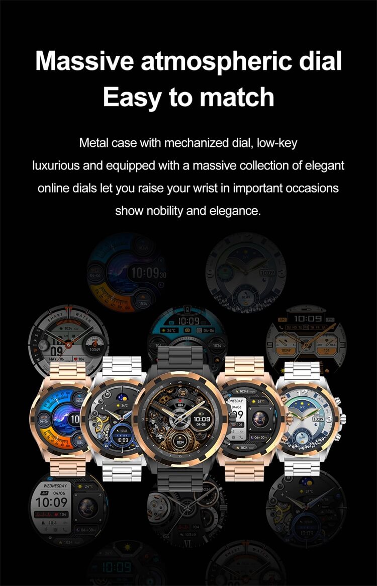 VS43 PRO Smartwatch 1.43 Inch AMOLED Screen Long Battery Life Fashion Stainless Steel Strap-Shenzhen Shengye Technology Co. Ltd