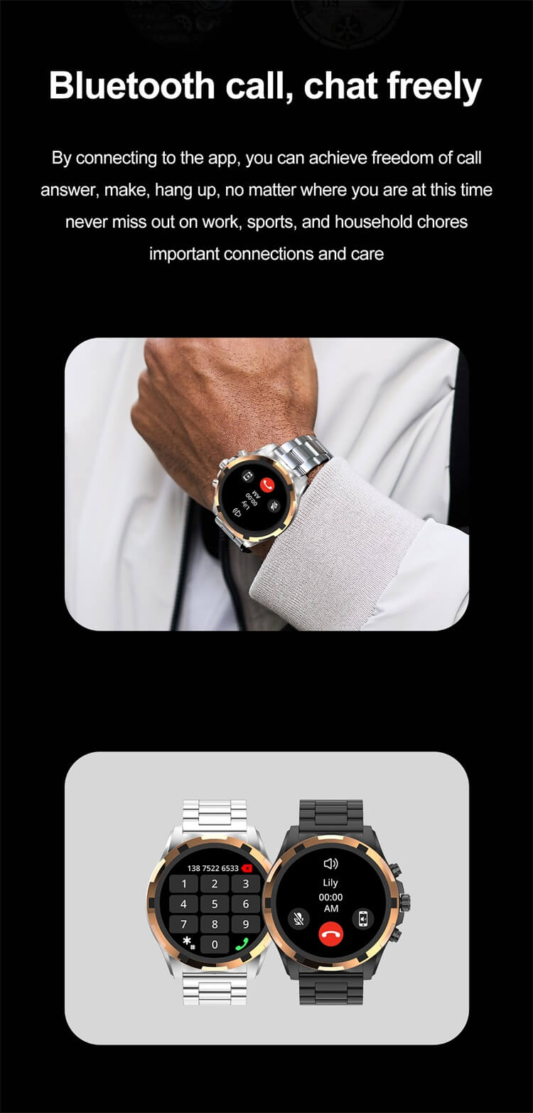 Reloj inteligente VS43 PRO Pantalla AMOLED de 1,43 pulgadas Batería de larga duración Correa de acero inoxidable de moda-Shenzhen Shengye Technology Co.,Ltd