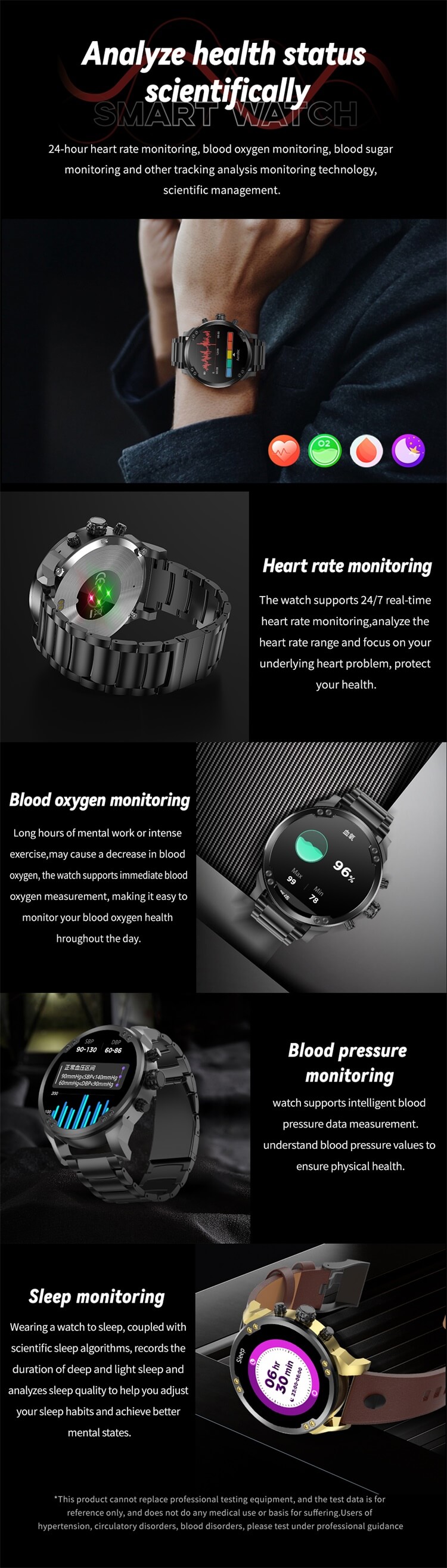 VS53 Smartwatch, modisches Erscheinungsbild, hochauflösender Bildschirm, starke Batteriekapazität – Shenzhen Shengye Technology Co., Ltd