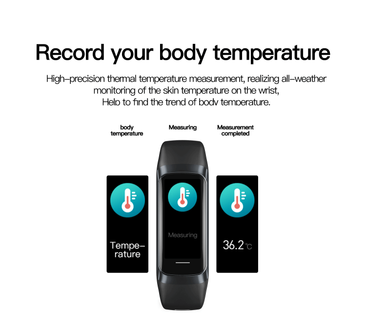 C60 Smartwatch Fitness-Armband Mehrere stilvolle Schnittstellen 24-Stunden-Automatische Gesundheitsüberwachung-Shenzhen Shengye Technology Co.,Ltd