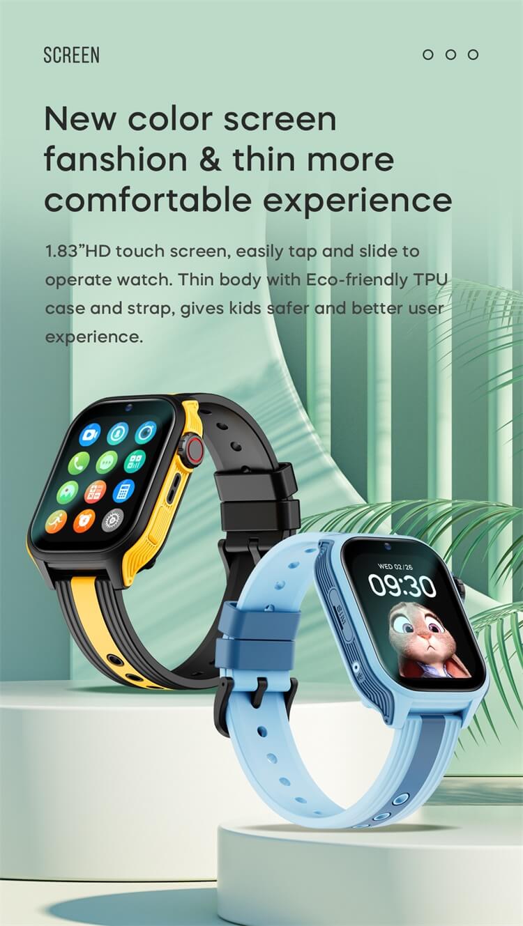 K36 Smartwatch pour enfants écran IPS 1,83 pouces carte Sim 4G positionnement GPS en toute sécurité-Shenzhen Shengye Technology Co., Ltd