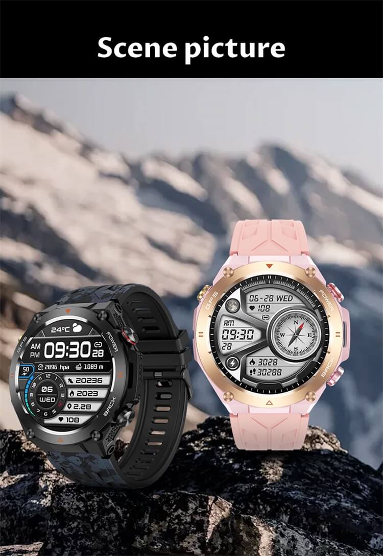 KC82 Smartwatch GPS positionnement Direction montre de sport de plein air forte capacité de batterie-Shenzhen Shengye Technology Co., Ltd