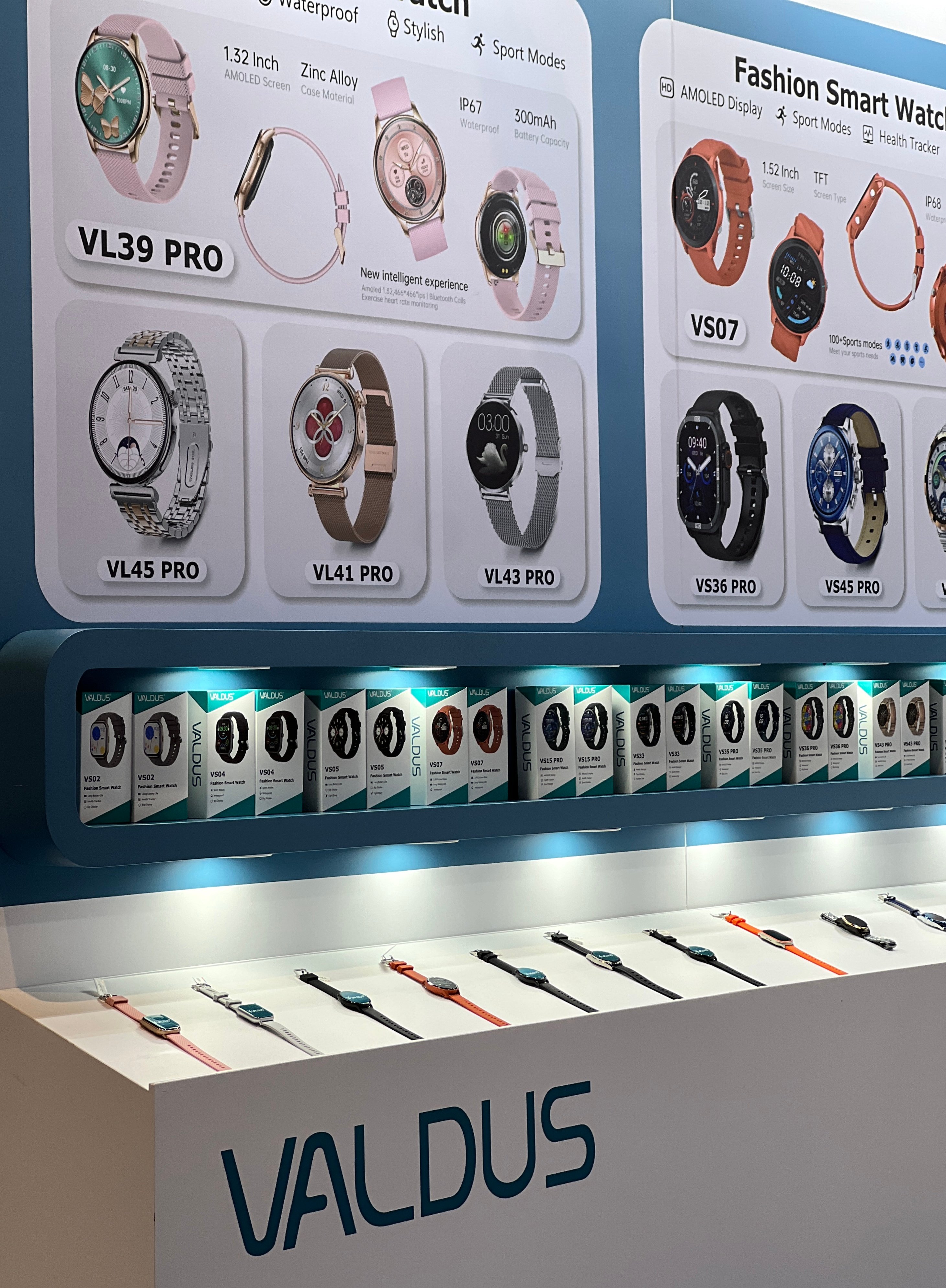 2024 HKTDC Hong Kong Elektronik Fuarı (Bahar Sürümü) VALDUS Smartwatch Sergisi-Shenzhen Shengye Technology Co.,Ltd