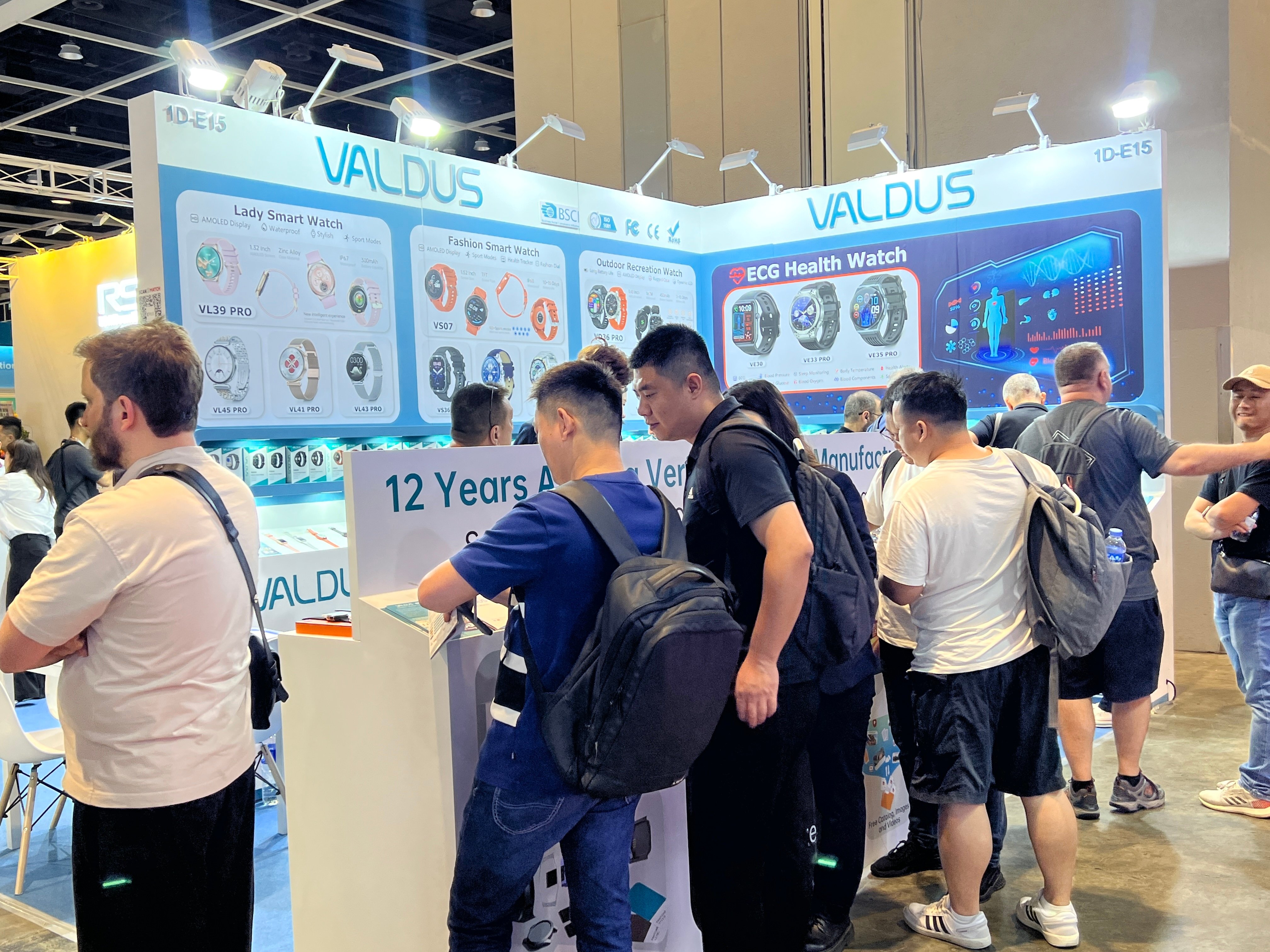 2024 HKTDC Hong Kong Electronics Fair (Edição de Primavera) VALDUS Smartwatch Exhibition-Shenzhen Shengye Technology Co., Ltd
