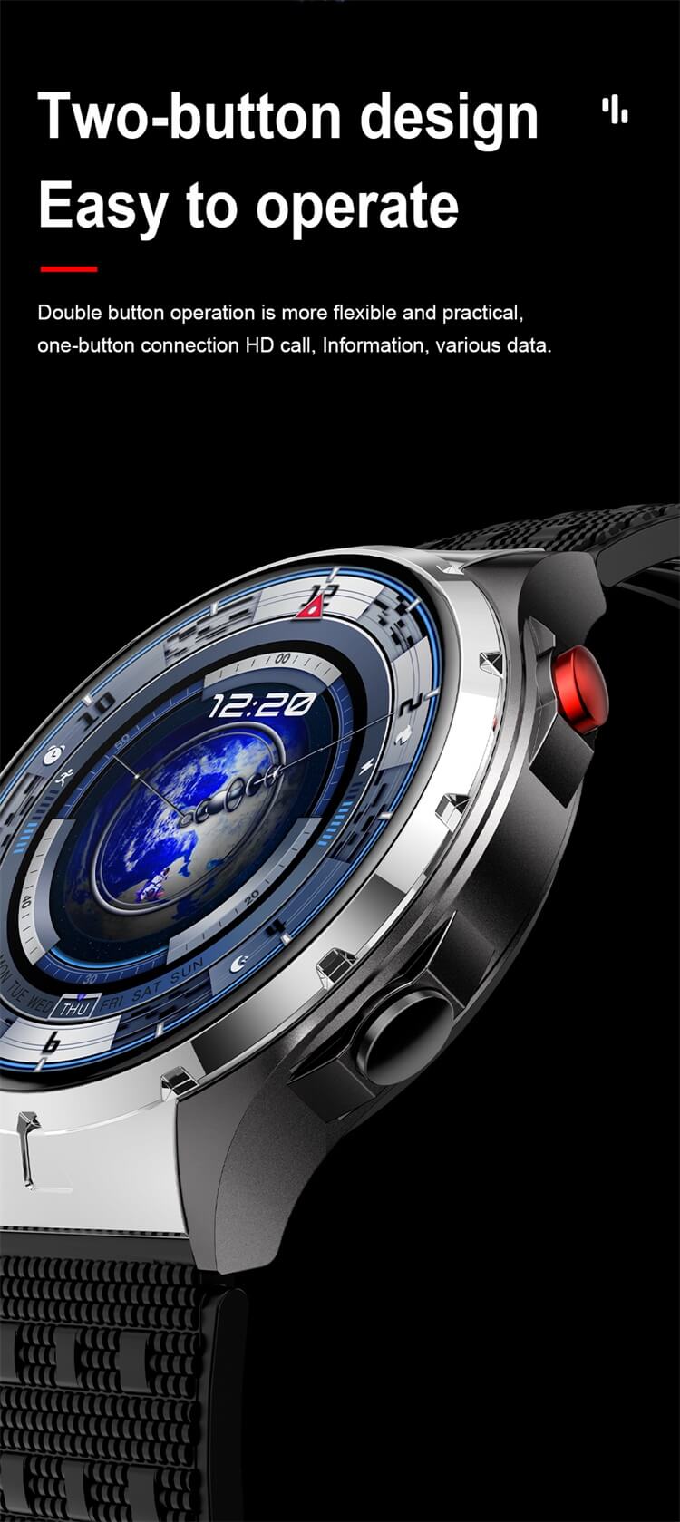 VS47 PRO Smartwatch 1.43 Inch AMOLED Screen Professional Sports Modes Various Straps Types Selection-Shenzhen Shengye Technology Co. Ltd
