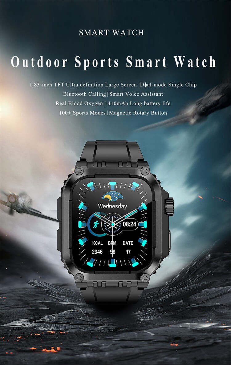 Reloj inteligente LG101 Pantalla grande de 1,83 pulgadas Posicionamiento preciso Batería potente Duración-Shenzhen Shengye Technology Co.,Ltd