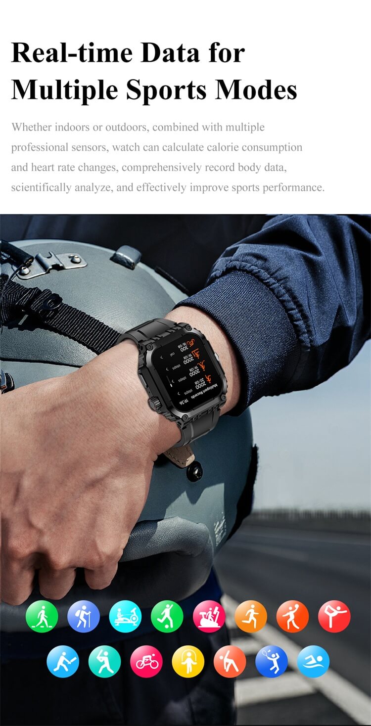 Reloj inteligente LG101 Pantalla grande de 1,83 pulgadas Posicionamiento preciso Batería potente Duración-Shenzhen Shengye Technology Co.,Ltd