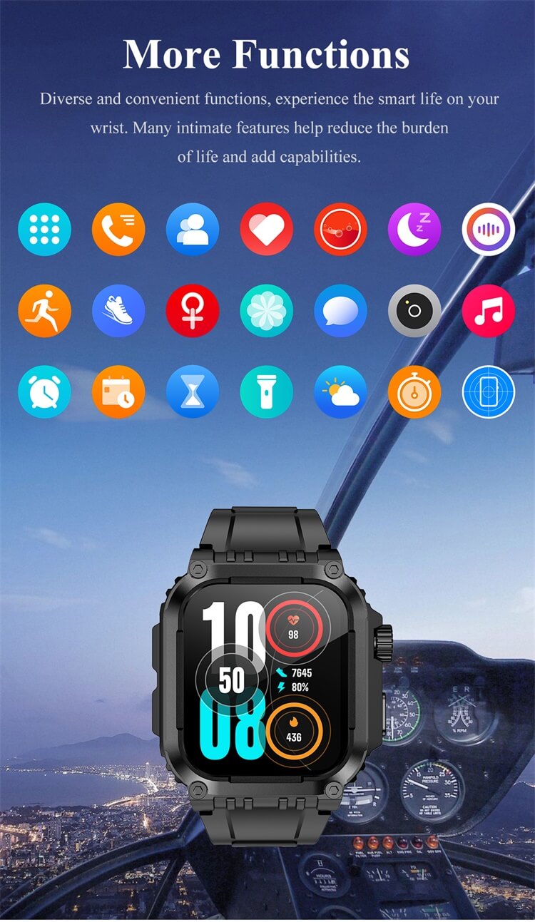 LG101 Smartwatch 1.83 Inch Large Screen Precise Positioning Powerful Battery Life-Shenzhen Shengye Technology Co.,Ltd