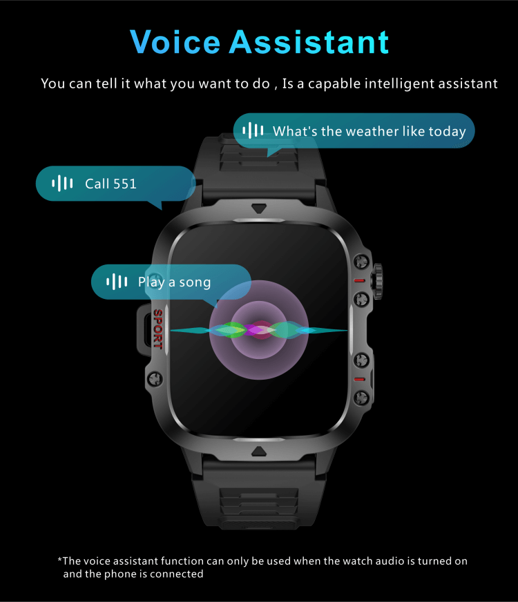 QX11 Smartwatch 1.96 Polegada Grande Tela Colorida Gestão Esportiva Profissional Mostrador Versátil-Shenzhen Shengye Technology Co., Ltd