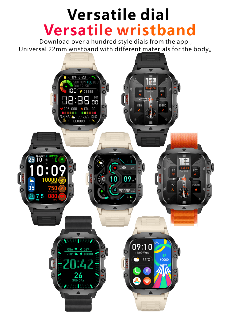 Умные часы QX11 с большим цветным экраном 1,96 дюйма, профессиональный спортивный менеджмент, универсальный циферблат-Shenzhen Shengye Technology Co.,Ltd