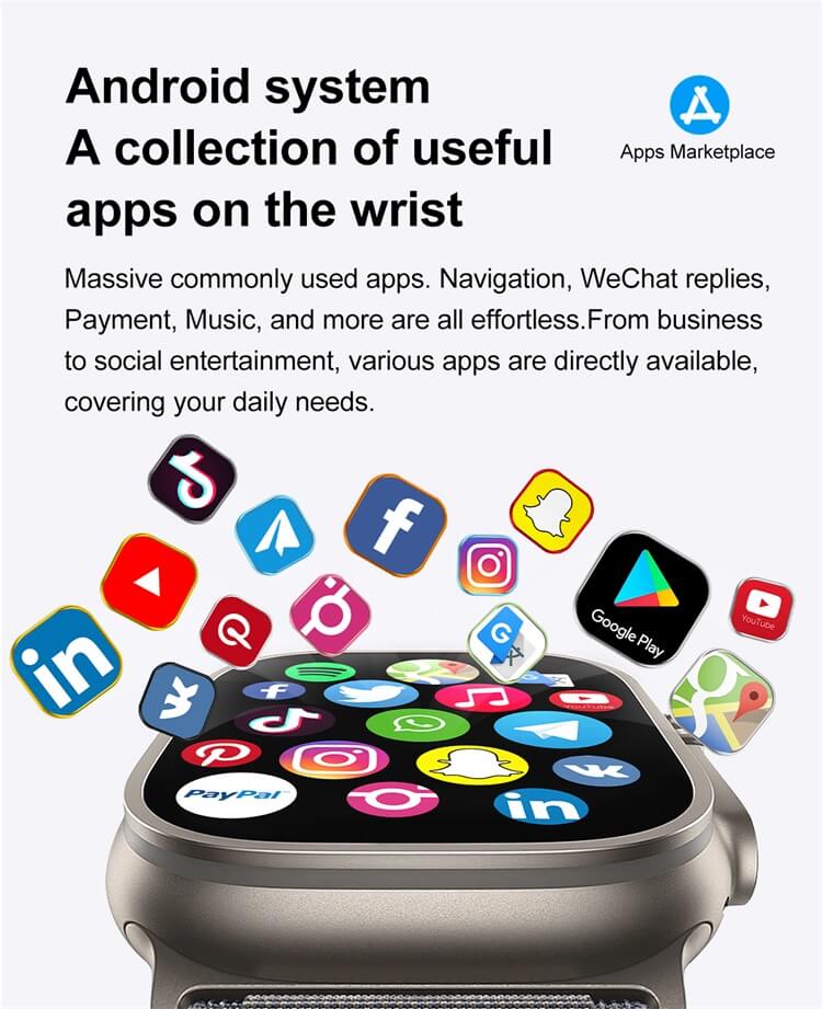 DT ULTRA2 Smartwatch Android Plus Bluetooth Double System 4G Full Network GPS Navigation-Shenzhen Shengye Technology Co.,Ltd