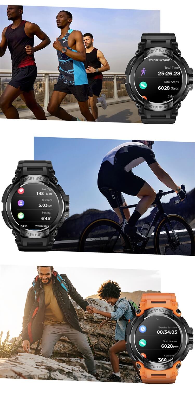 T90 Runde Smartwatch 1,5 Zoll High-Definition-Großbildschirm 600 mAh Akkukapazität Wasserdichter Effekt-Shenzhen Shengye Technology Co.,Ltd