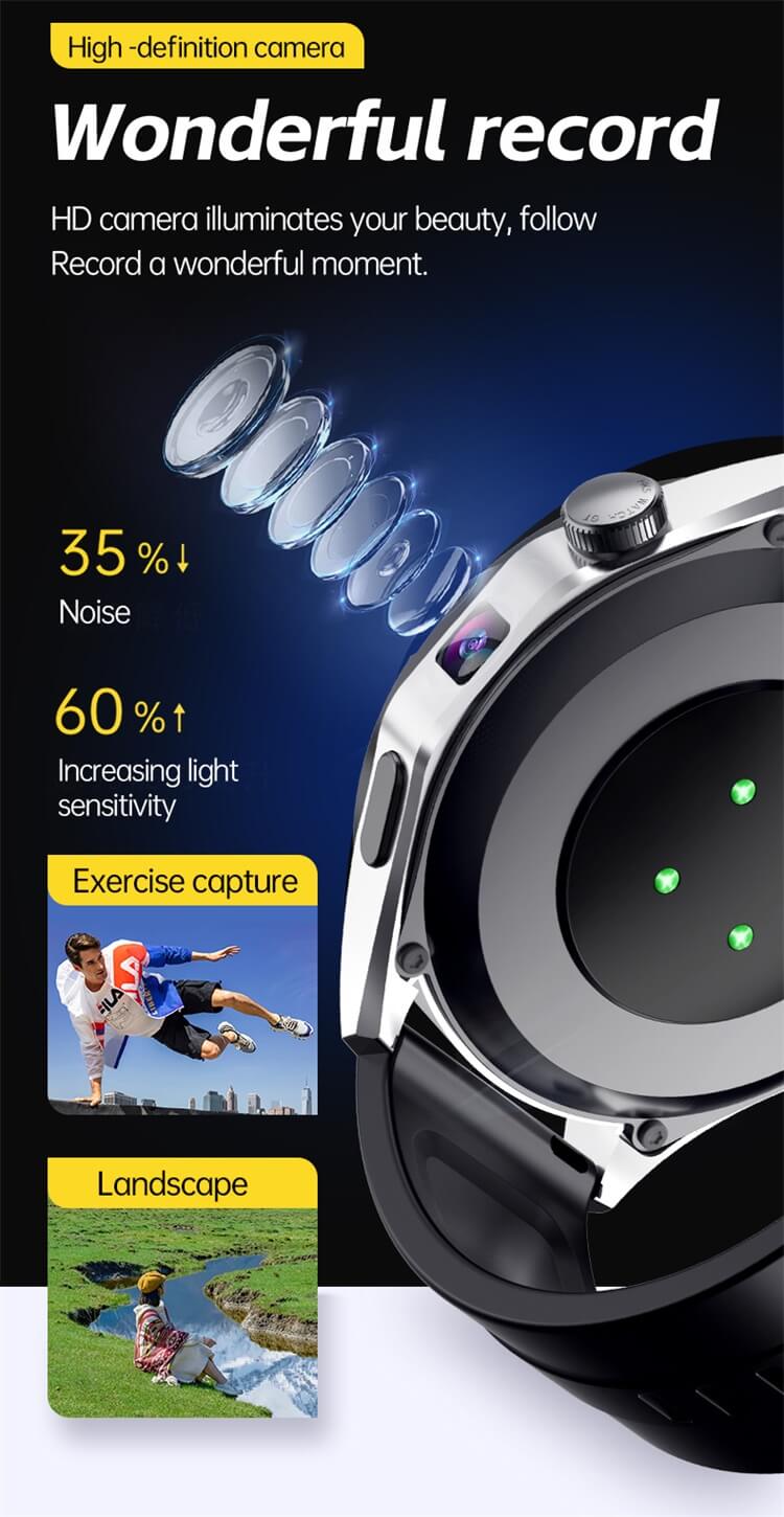 VG52 PRO Smartwatch 4G/5G Sim Card High Definition Remote Photography Long Endurance Time-Shenzhen Shengye Technology Co. Ltd