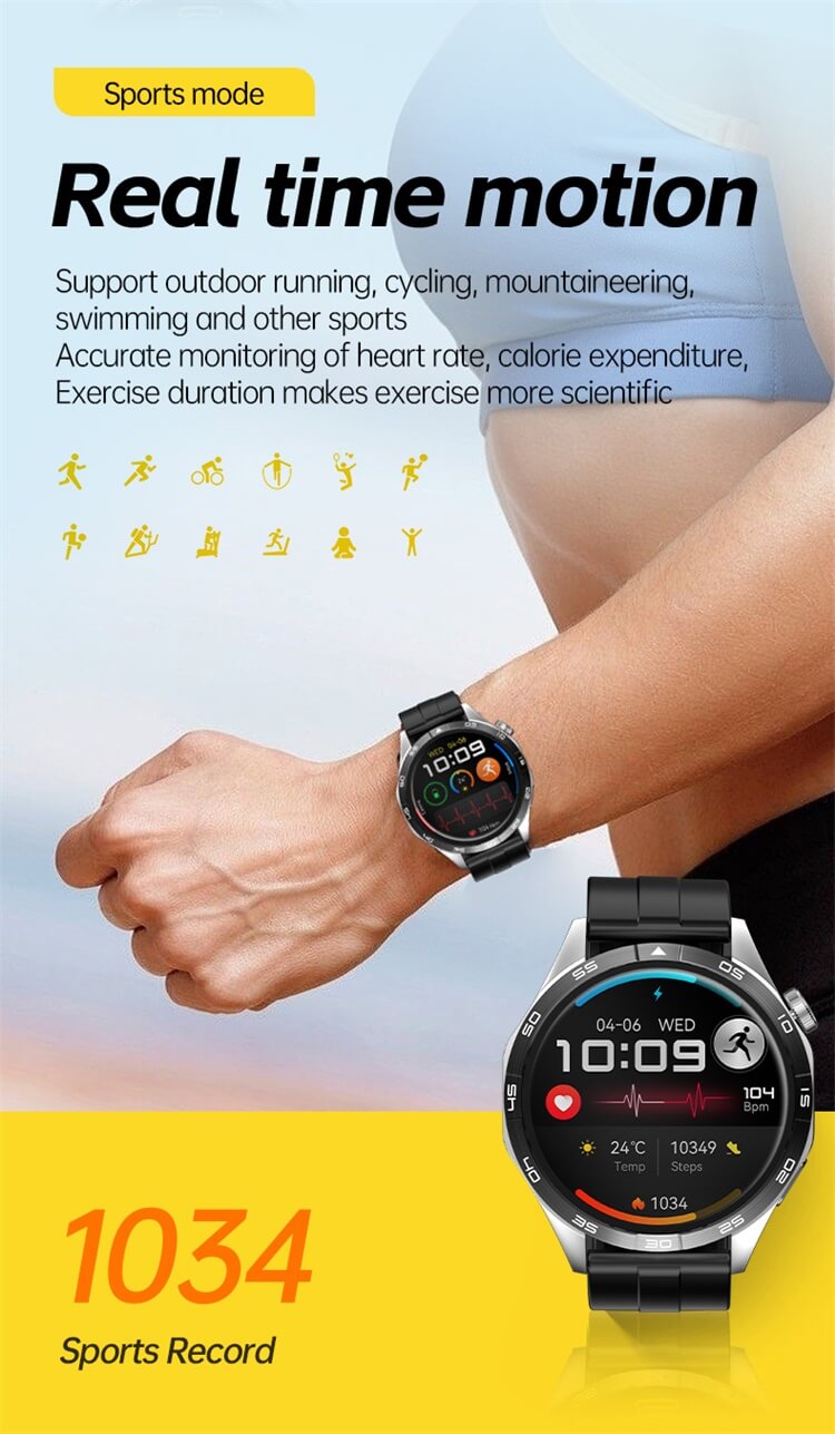 VG52 PRO Smartwatch 4G/5G Sim Card High Definition Remote Photography Long Endurance Time-Shenzhen Shengye Technology Co. Ltd