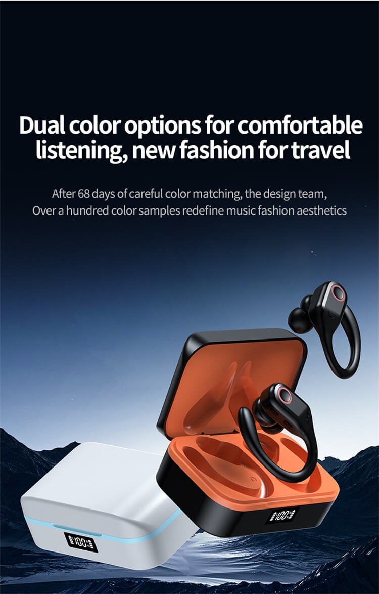 YW02 Earbuds Comfortable New Sound Bluetooth Earphones Stable Flash Connection Dual Color Options-Shenzhen Shengye Technology Co. Ltd