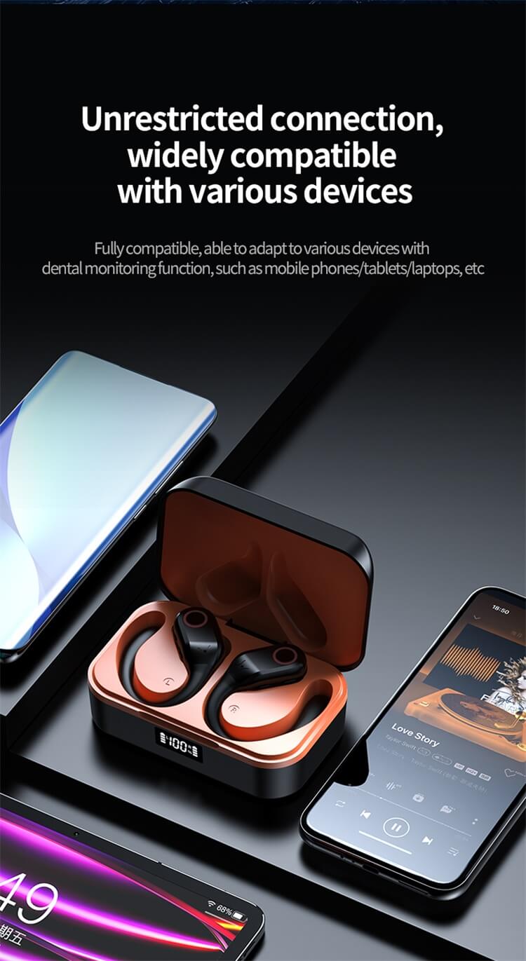 YW02 Earbuds Comfortable New Sound Bluetooth Earphones Stable Flash Connection Dual Color Options-Shenzhen Shengye Technology Co. Ltd