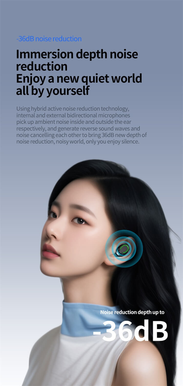 BQ70 Earbuds Fashion Starshine Black Dual Noise Reduction Emergency Mobile Power Supply-Shenzhen Shengye Technology Co. Ltd
