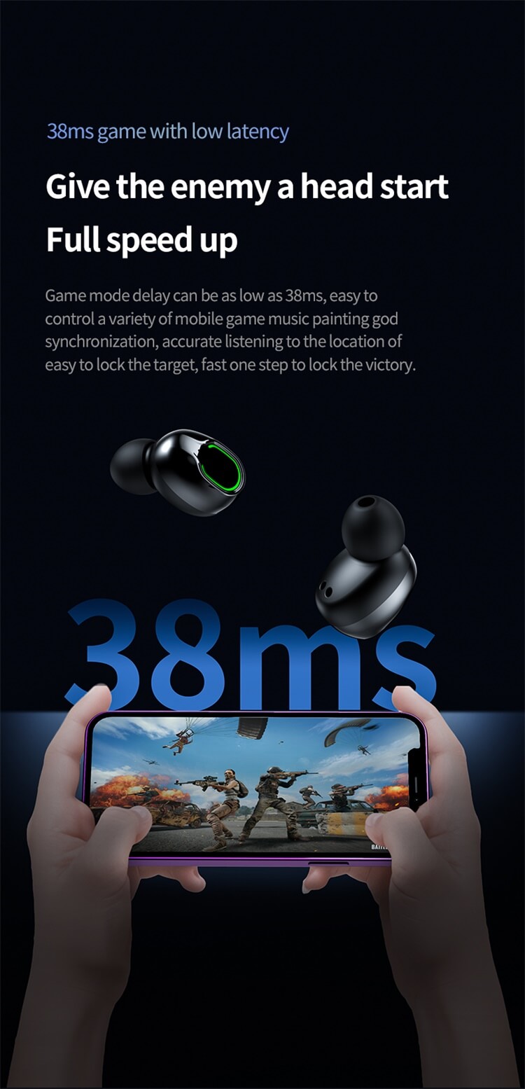 BQ70 Earbuds Fashion Starshine Black Dual Noise Reduction Emergency Mobile Power Supply-Shenzhen Shengye Technology Co. Ltd
