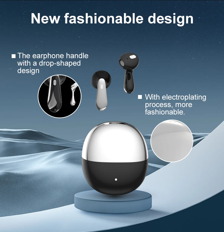 J12 Earbuds 6Mic Hybrid Noise Reduction New Fashionable Design Super Fast Charging-Shenzhen Shengye Technology Co. Ltd
