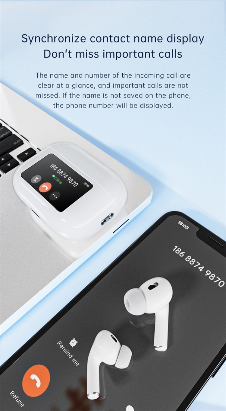 M5 Pro Earbuds Plus Smartwatch Combination 1.45 Inch HD Screen Intelligent Bluetooth Earphones-Shenzhen Shengye Technology Co. Ltd