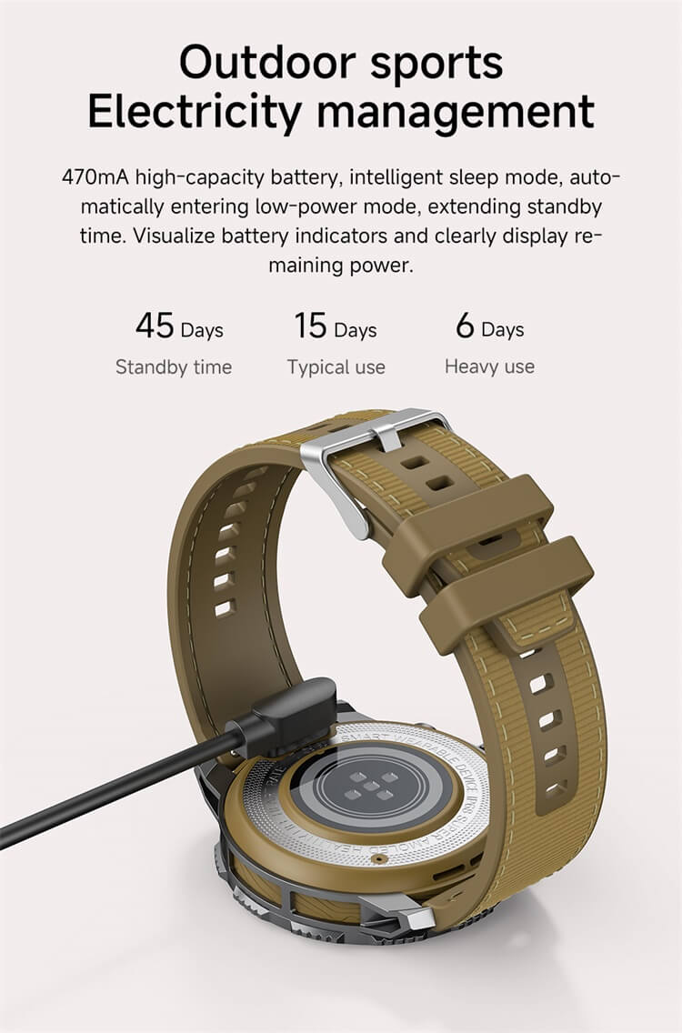 VD37 PRO Smartwatch Outdoor Sport Assistant 1.43 Inch AMOLED Large Screen Long Battery Life-Shenzhen Shengye Technology Co. Ltd
