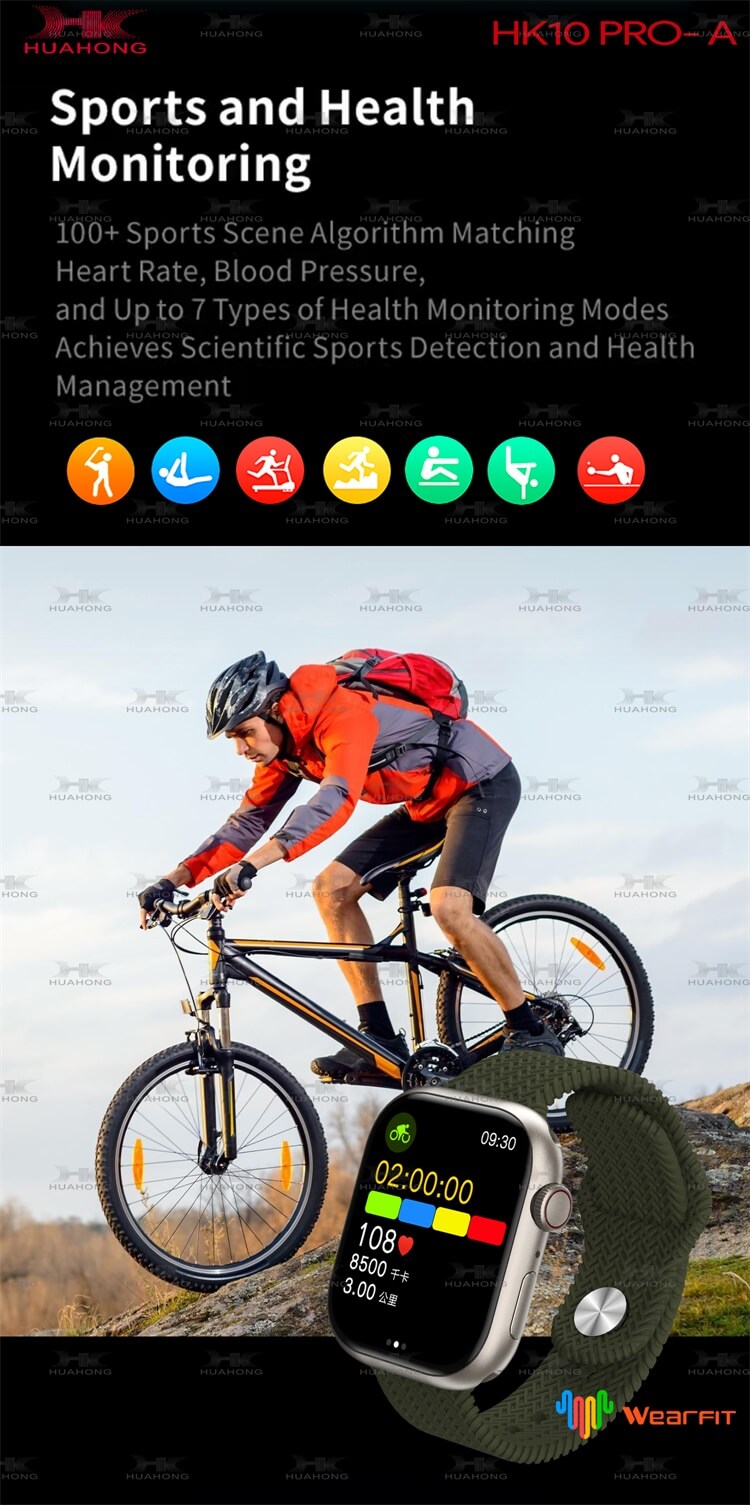 HK10 PRO-A Smartwatch Visual Effect Design Synchronous Remote Camera Support Online Payment-Shenzhen Shengye Technology Co.,Ltd