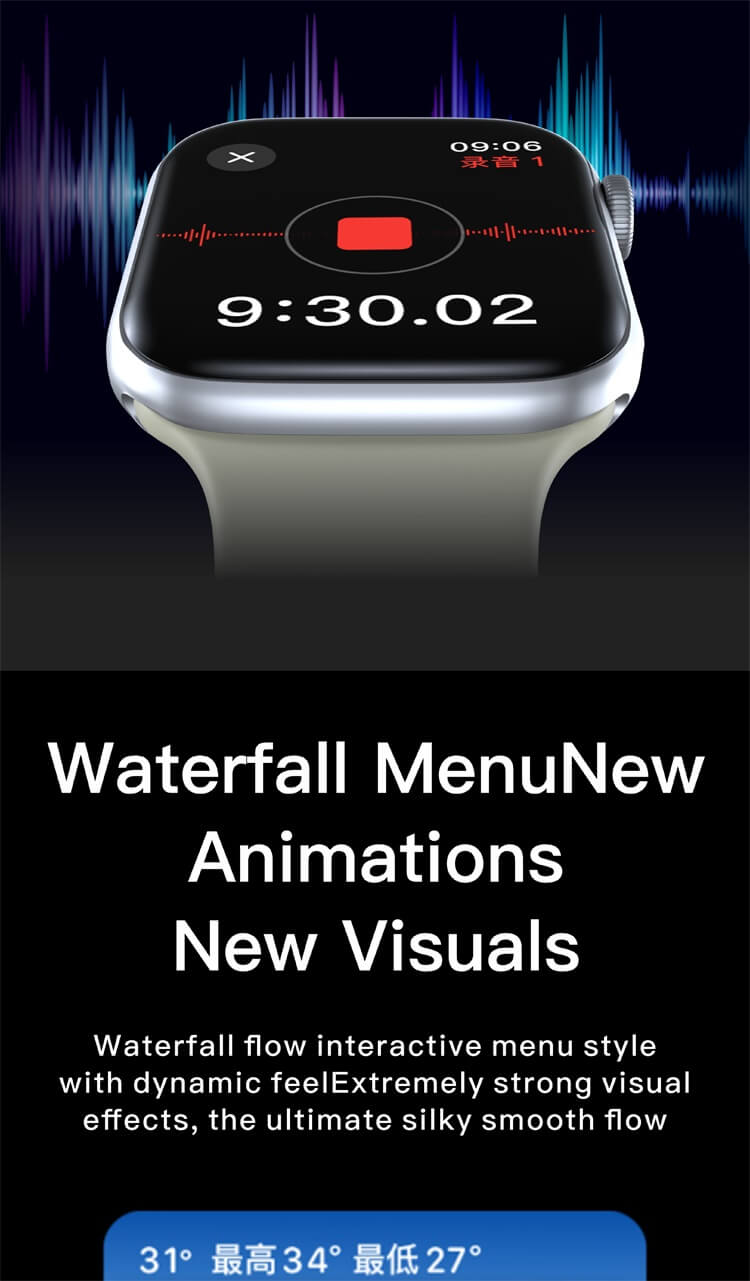 Hello Plum Smartwatch 2.04 Inches Large Screen Multiple Sports Modes Colorful Strap Selection-Shenzhen Shengye Technology Co.,Ltd