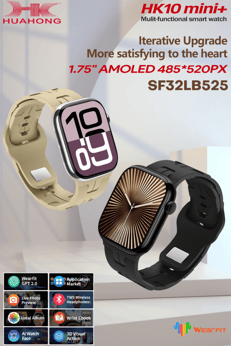 HK10 mini+Smartwatch 1.75 Inch AMOLED Screen 3D Visual Menu View Chat GPT-Shenzhen Shengye Technology Co.,Ltd