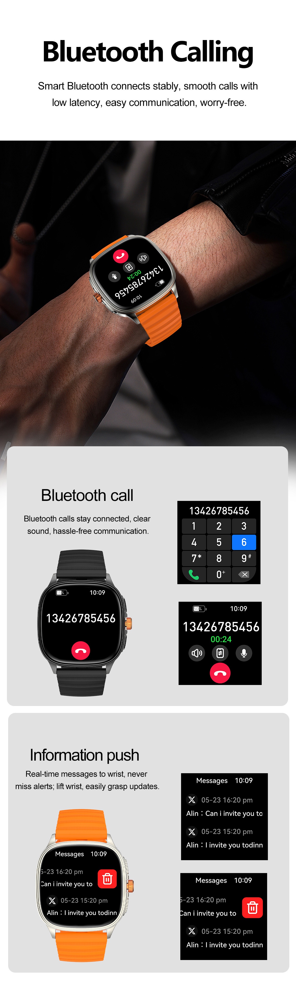 VALDUS VS21 PRO Health Monitoring Sports Smartwatch 1.73 Inch AMOLED Screen Supports Bluetooth Calls Activity Tracking Stylish Smart Watch-Shenzhen Shengye Technology Co.,Ltd