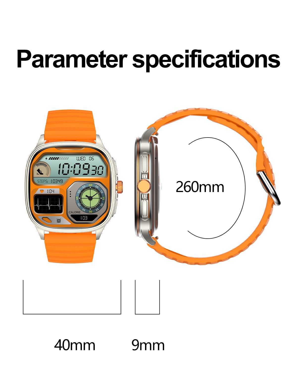 VALDUS VS21 PRO Health Monitoring Sports Smartwatch 1.73 Inch AMOLED Screen Supports Bluetooth Calls Activity Tracking Stylish Smart Watch-Shenzhen Shengye Technology Co.,Ltd