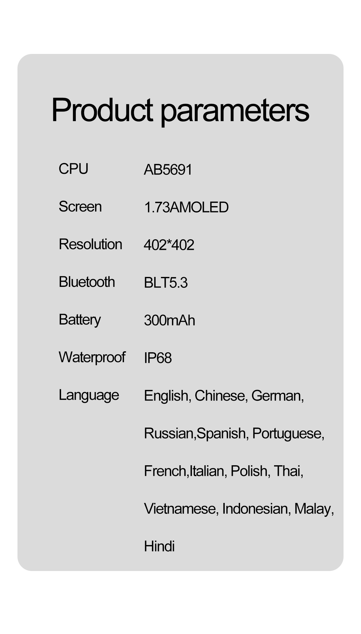 VALDUS VS21 PRO Health Monitoring Sports Smartwatch 1.73 Inch AMOLED Screen Supports Bluetooth Calls Activity Tracking Stylish Smart Watch-Shenzhen Shengye Technology Co.,Ltd