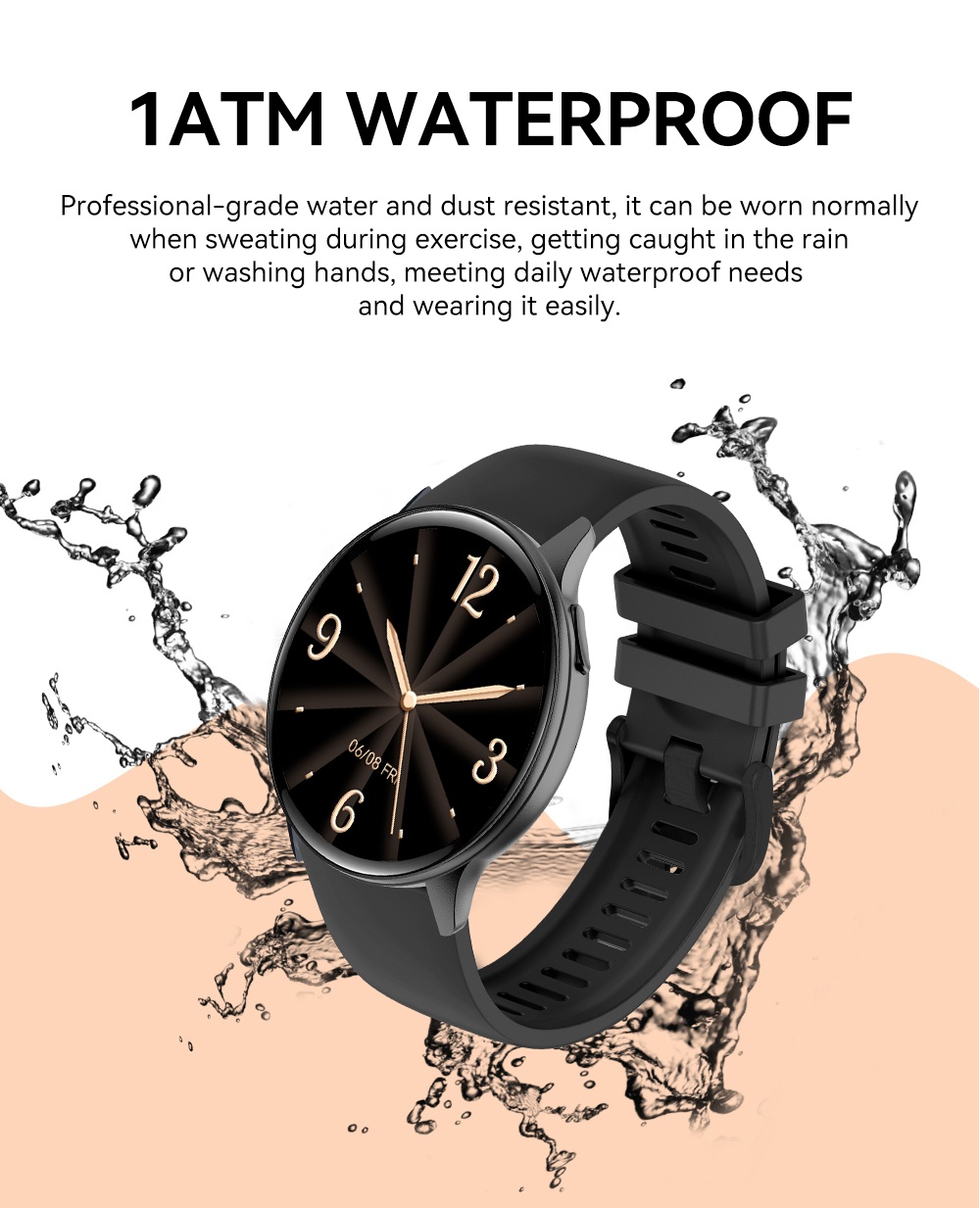 VALDUS VS41 PRO 1ATM Waterproof Smartwatch 1.43Inch AMOLED Large Screen 280mAh BT Call Sport Relojes Smart Watch-Shenzhen Shengye Technology Co.,Ltd
