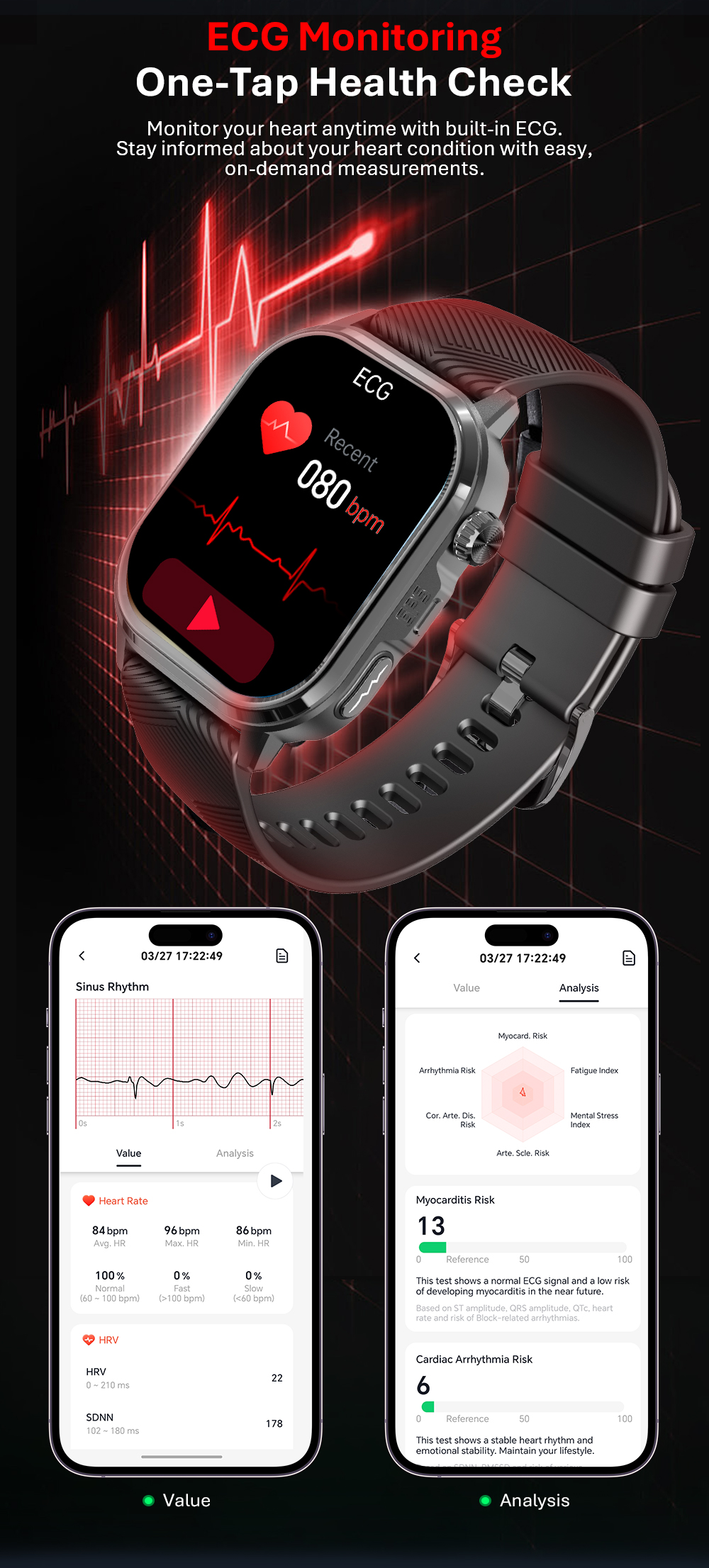 🌟VALDUS 2026 New Arrival — CARDIGO ECG + GPS Smartwatch！！！！-Shenzhen Shengye Technology Co.,Ltd