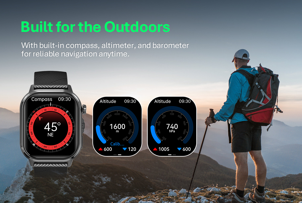 VALDUS 2026 New ECG+GPS Smart Watch Supports ECG Heart Rate Monitoring IP68 Waterproof Fitness Tracker CARDIGO Smartwatch-Shenzhen Shengye Technology Co.,Ltd